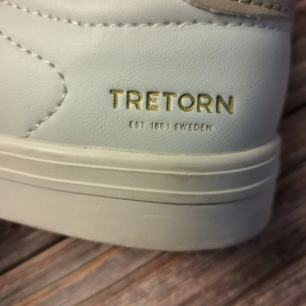 Tretorn Women's 6.5‎ Shoes Sweden cream and gold excellent used condition